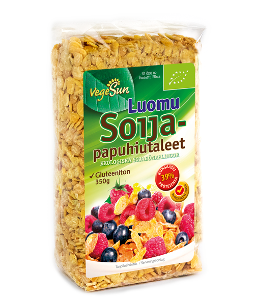 Luomu Soijapapuhiutaleet 350g Gton Luomu Soijapapuhiutaleet 350g Gton