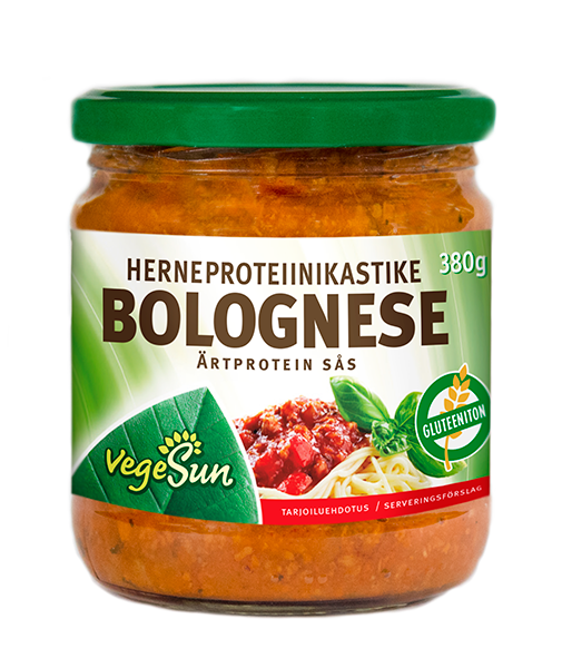 Bolognese herneproteiini kaste 380 g Gluteenivaba Bolognese herneproteiini kaste 380 g Gluteenivaba